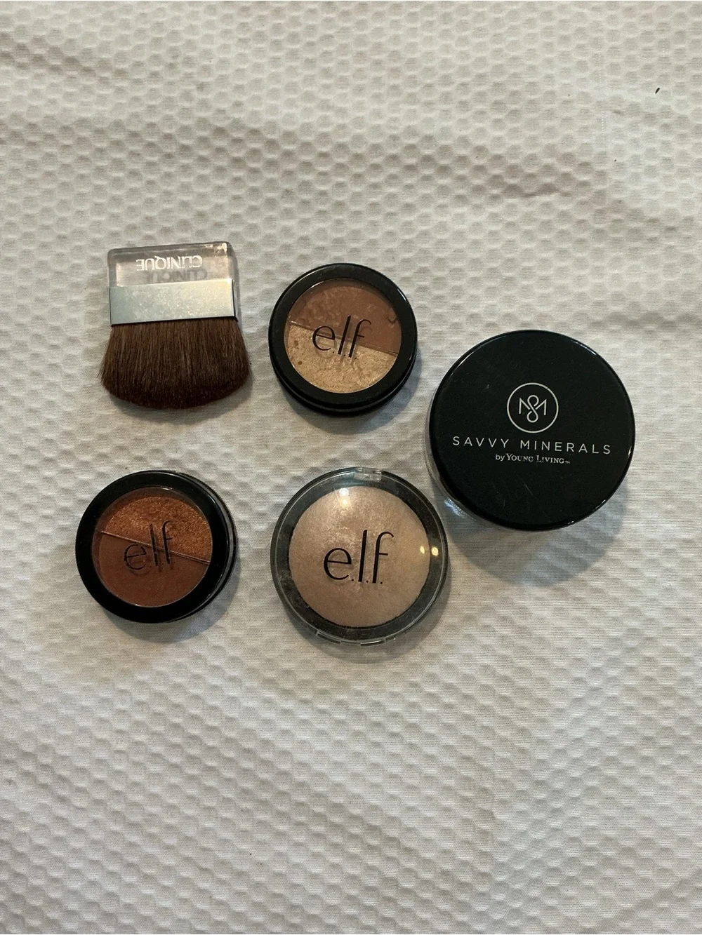 ELF Warm Bronze and Champagne Eyeshadow Duo with Copper Accent